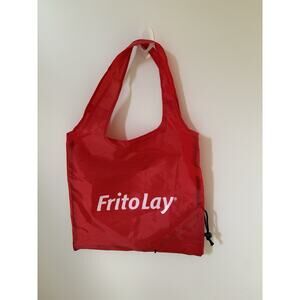 Frito Lay Fold Away Tote Bag Red Promotional HIT Products 14.5" x 15.5" Nylon